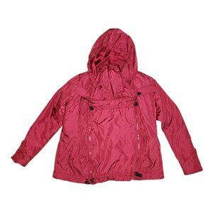 Baby Wearing Maternity Jacket Women's Medium Winter Red Warmth Cozy Packable